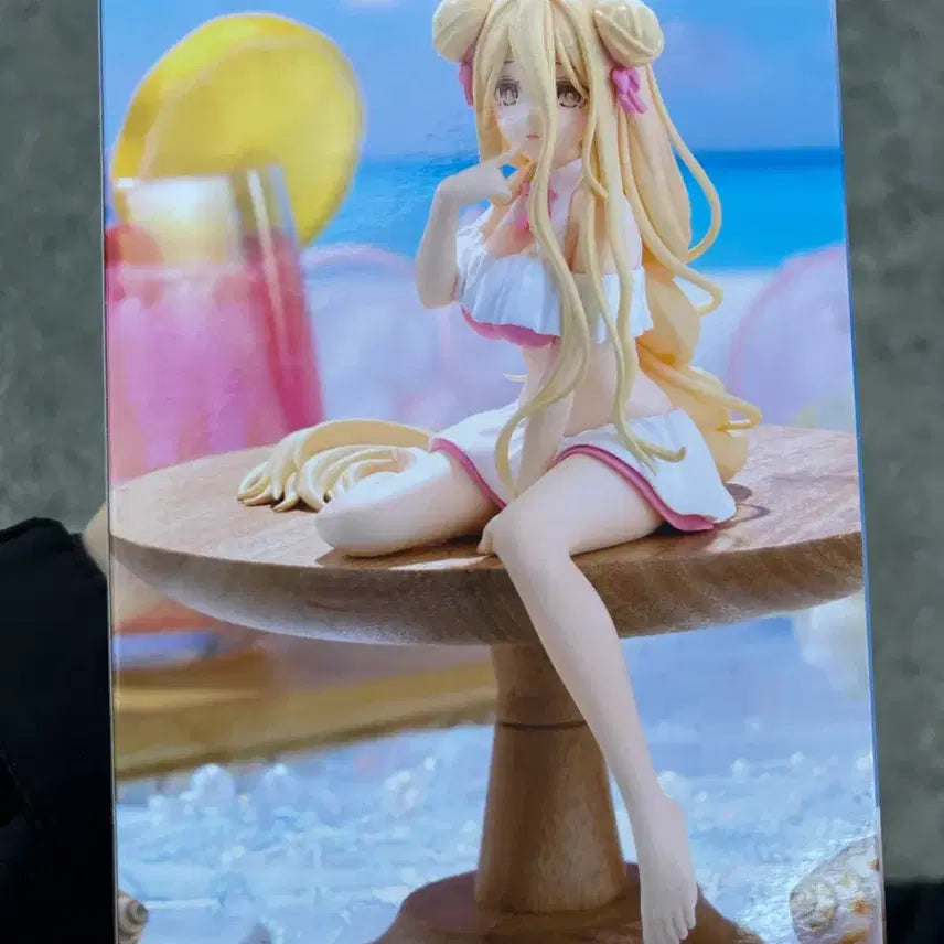[BUNJANG] Date A Live Mukuro Hoshimiya Swimsuit Noodle Stopper Figure / [데이트 어 라이브] 호시미야 무쿠로 수영복 누들 스토퍼 피규어 [후류]
