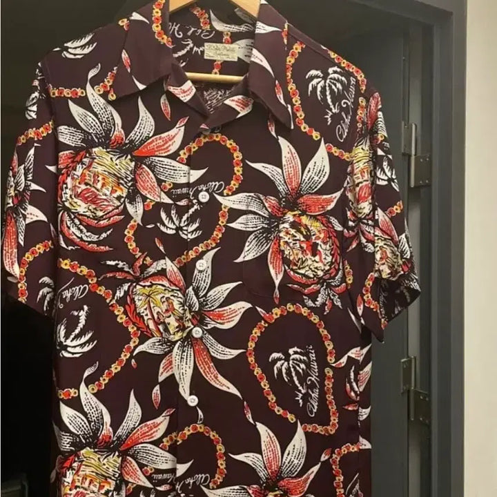 [SOLD OUT] 엣라코 하와이안 퍼스트 모델 15 1/2 반팔  타임원클로딩