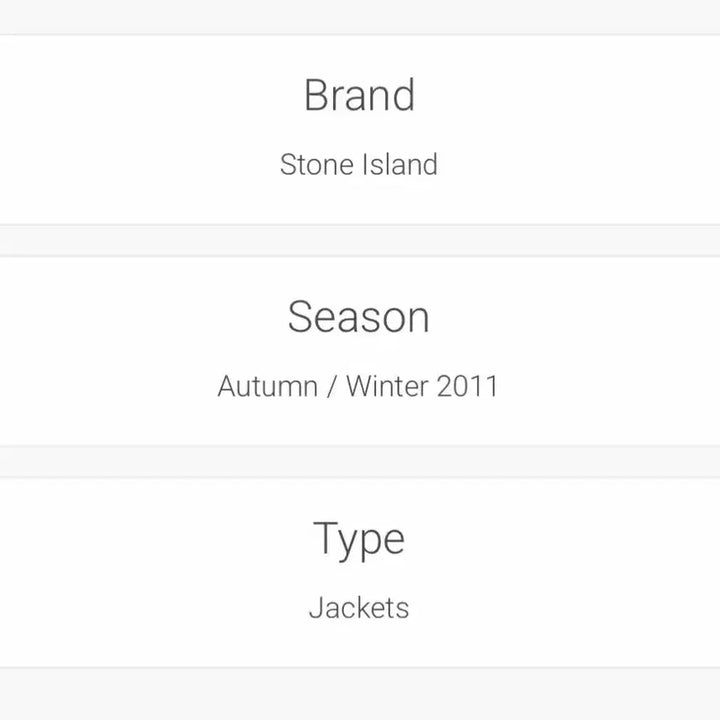 [BUNJANG] Stone Island MIL SPEC_DIAGONAL WOOL Jacket / 스톤아일랜드 aw11 MIL SPEC_DIAGONAL WOOL jacke