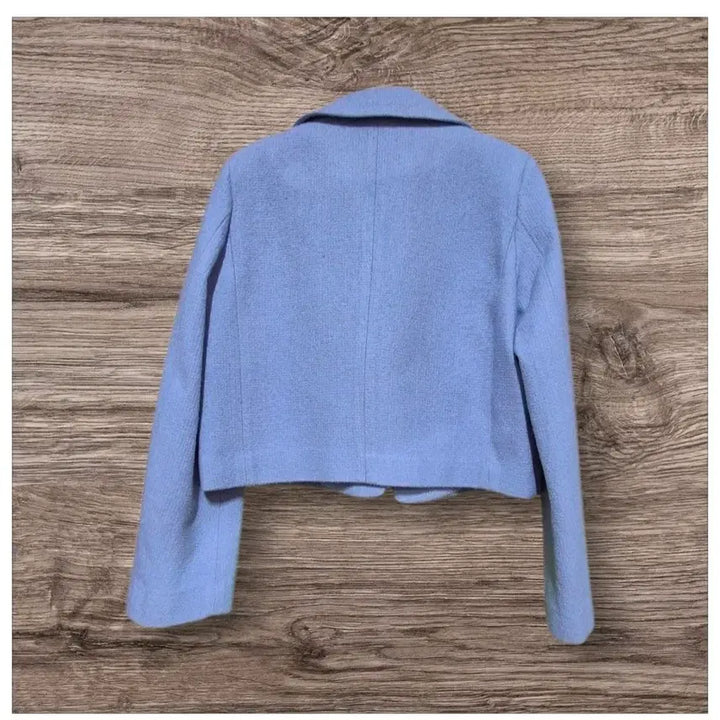 [BUNJANG] MIXXO Tweed Crop Jacket / 미쏘 트위드 크롭 자켓 하늘색