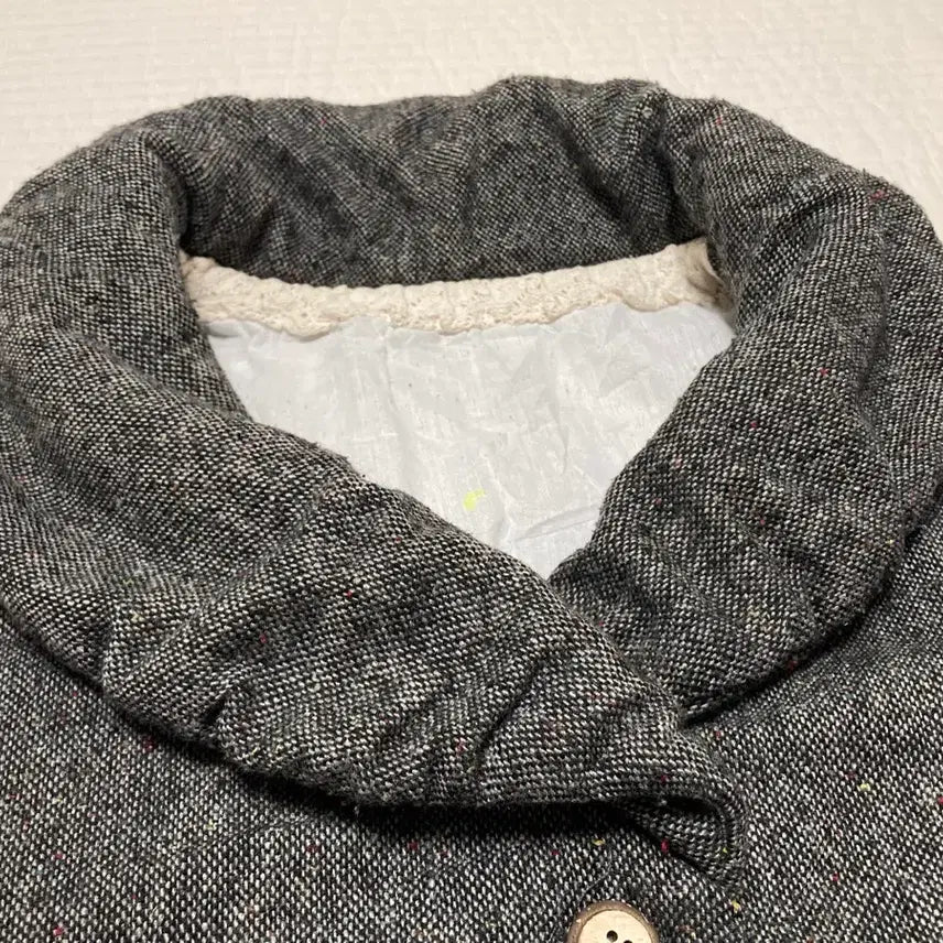 [BUNJANG] Vintage Mori Girl Wool Padded Vest / 착샷O) [일본빈티지] 모리걸 만두카라 모직 패딩 조끼