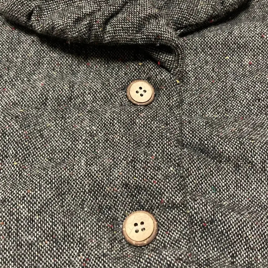 [BUNJANG] Vintage Mori Girl Wool Padded Vest / 착샷O) [일본빈티지] 모리걸 만두카라 모직 패딩 조끼