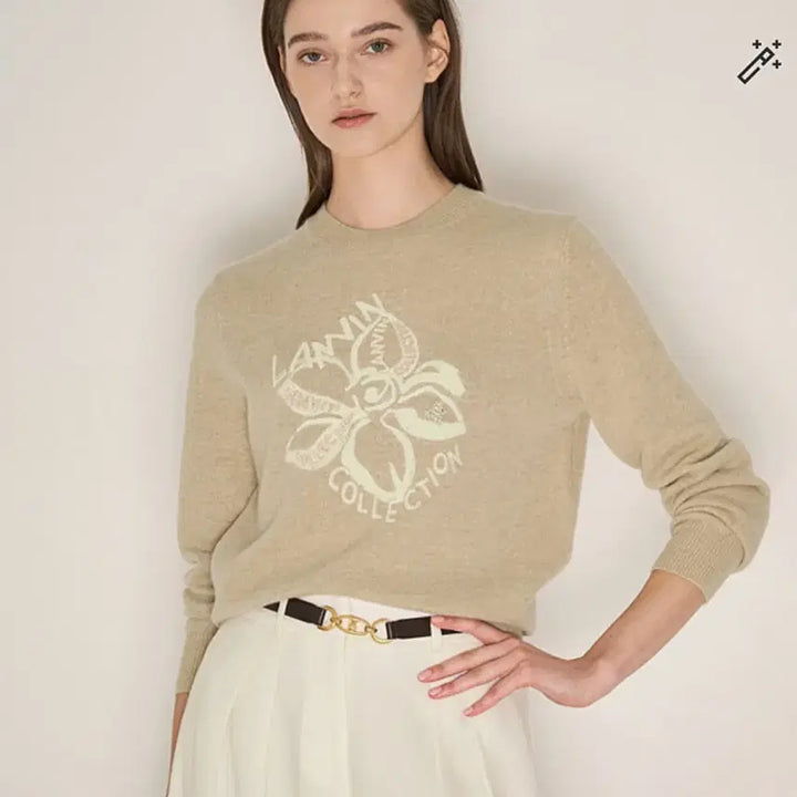 [BUNJANG] Lanvin Cashmere Embroidered Knit Sweater / 랑방 캐시미어 자수니트 시착제품-최종가