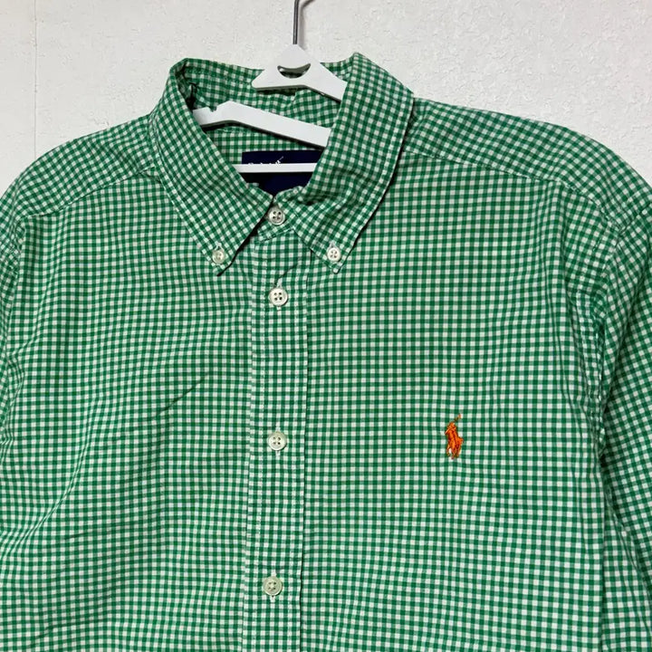 [BUNJANG] Polo Kids Gingham Check Shirt (14-16y) / 폴로 키즈 깅엄체크 셔츠 14-16y