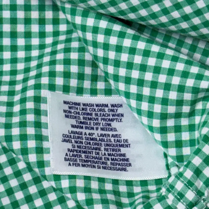 [BUNJANG] Polo Kids Gingham Check Shirt (14-16y) / 폴로 키즈 깅엄체크 셔츠 14-16y