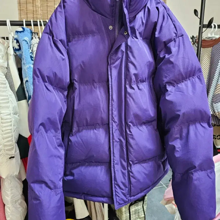 [BUNJANG] Purple Padded Jumper / 퍼플 패딩 점퍼