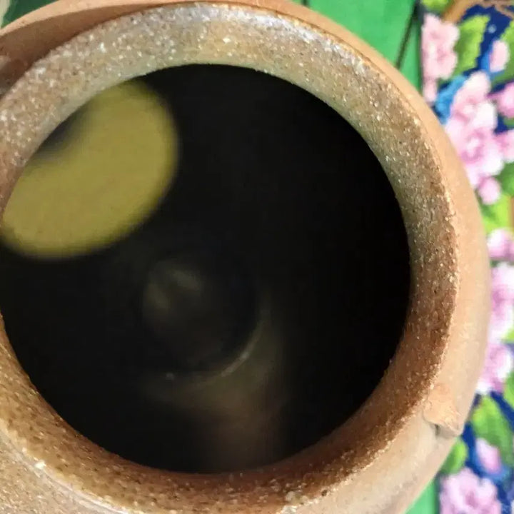 [BUNJANG] Vintage Brown Ceramic Jar / 빈티지 브라운 도자기 항아리 단지