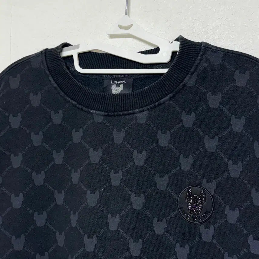 [BUNJANG] Snowpeak Logo Pattern Sweat Setup L / 스노우피크 로고 패턴 스웨트 셋업 L