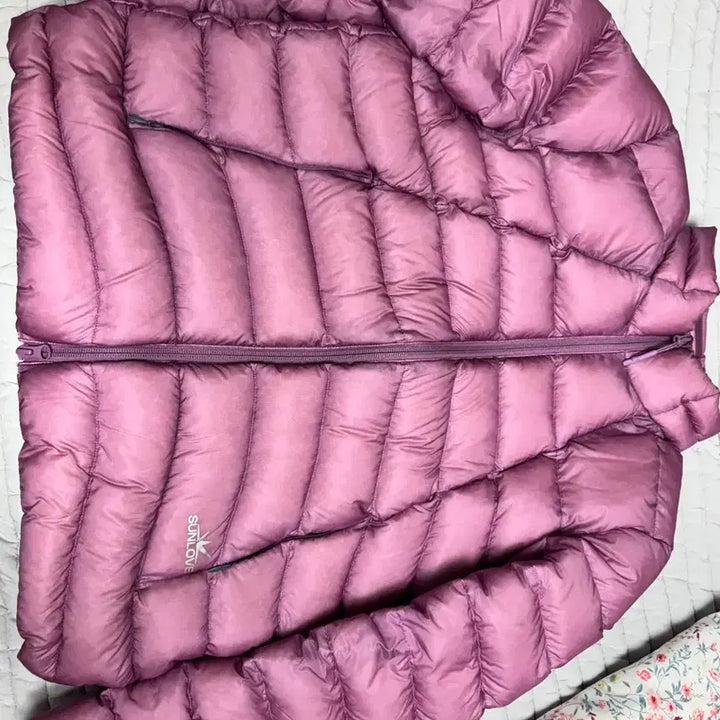 [BUNJANG] Sunlove Fly Light Down Jacket Pink S Size / 썬러브 플라이 라이트 다운자켓 핑크 경량패딩 S사이즈