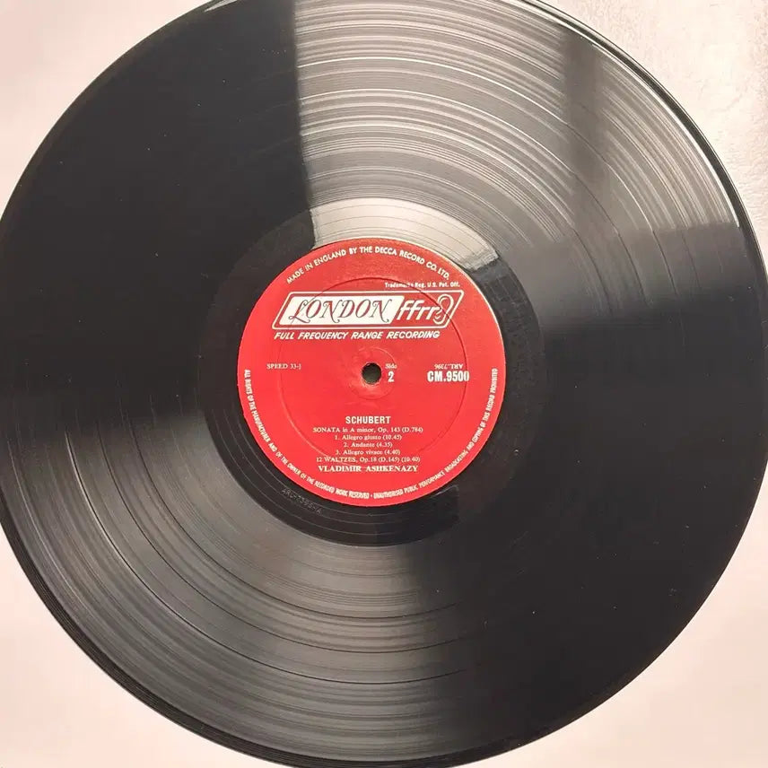 [BUNJANG] Vladimir Ashkenazy Schubert Sonata LP Vinyl Record / 아슈케나지 슈베르트 소나타 LP 음반