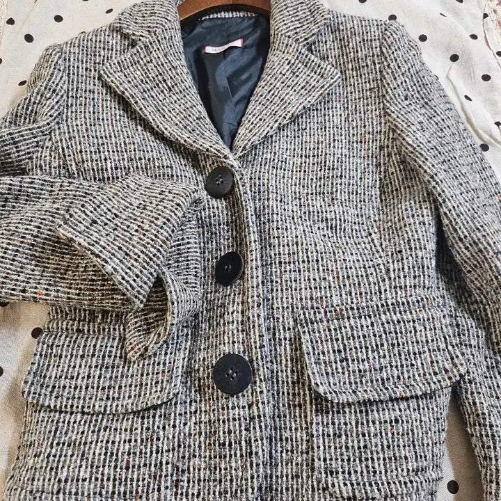 [BUNJANG] MAX&Co. Tweed Women's Jacket / 수입)MAX&Co. 트위드 여성 자켓40