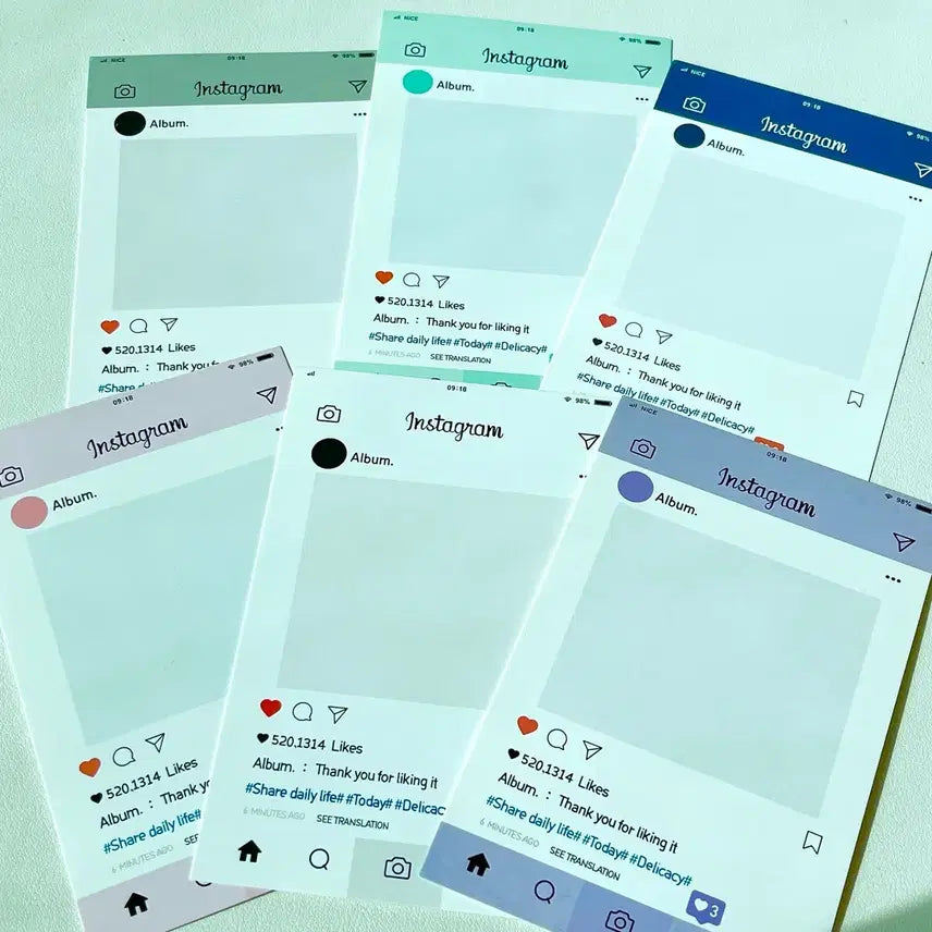 [BUNJANG] Instagram Backing Paper / 인스타 뒷대지