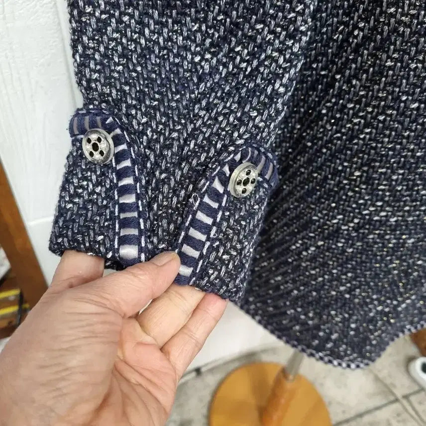 [BUNJANG] Missaly Tweed One-Piece Coat M / Missaly  트위드 원피스 코트 M