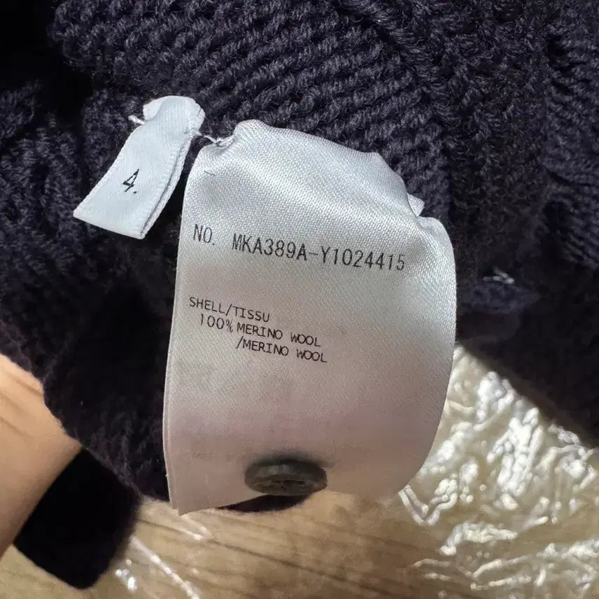 [BUNJANG] RWB Merino Knit / 톰브라운 사이드 RWB 케이블 스티치 메리노 울 스프라이트 풀오버 니트