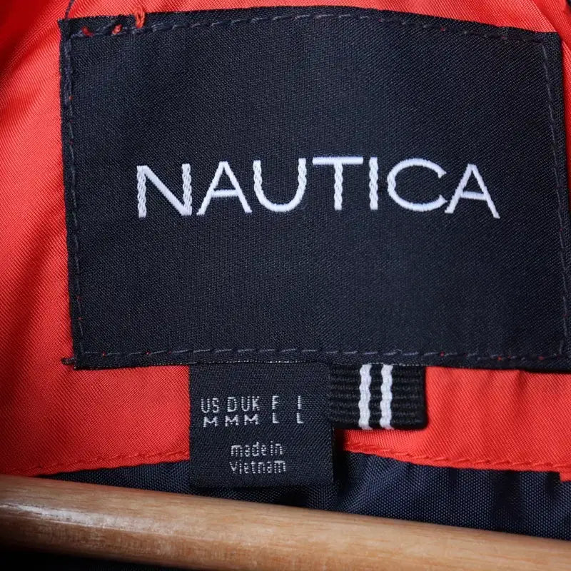 [BUNJANG] Nautica Quilted Orange Padded Jacket / W(M-L) 노티카 패딩 점퍼자켓 경량 퀄팅 오렌지 올드스쿨-174DF