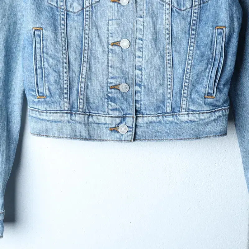 [BUNJANG] Levi's Denim Trucker Jacket / (XS) 리바이스 집업 바람막이 점퍼자켓 데님 청 트러커-174E9