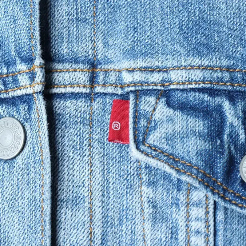 [BUNJANG] Levi's Denim Trucker Jacket / (XS) 리바이스 집업 바람막이 점퍼자켓 데님 청 트러커-174E9