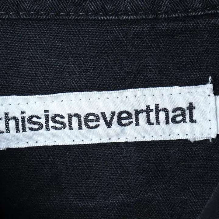[BUNJANG] thisisneverthat Denim Windbreaker Jacket / (M-L) 디스이즈네버댓 집업 바람막이 점퍼자켓 데님 흑청-174EF