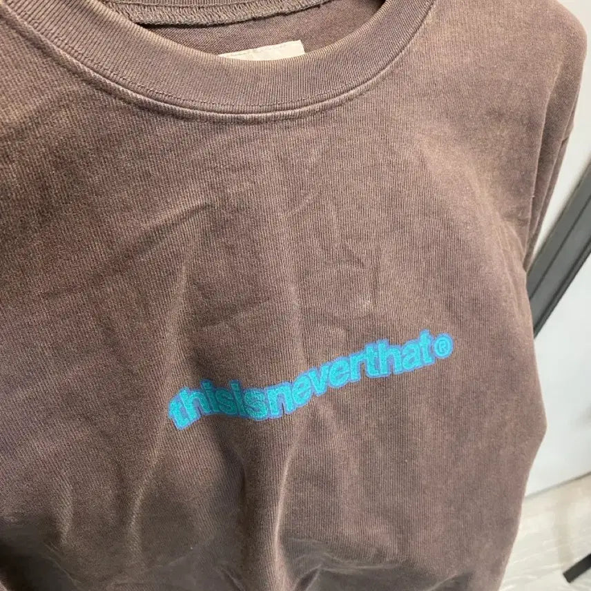 [BUNJANG] thisisneverthat Jersey Crewneck XL / 디스이즈네버댓 저지 크루넥 XL