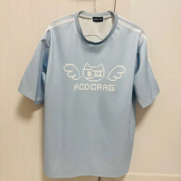 [BUNJANG] ACDC RAG Neko Cat Mizuiro Short Sleeve Shirt / ACDC RAG 반팔 네코 고양이 미즈이로 서브컬쳐 섭컬 하라주쿠/노에미