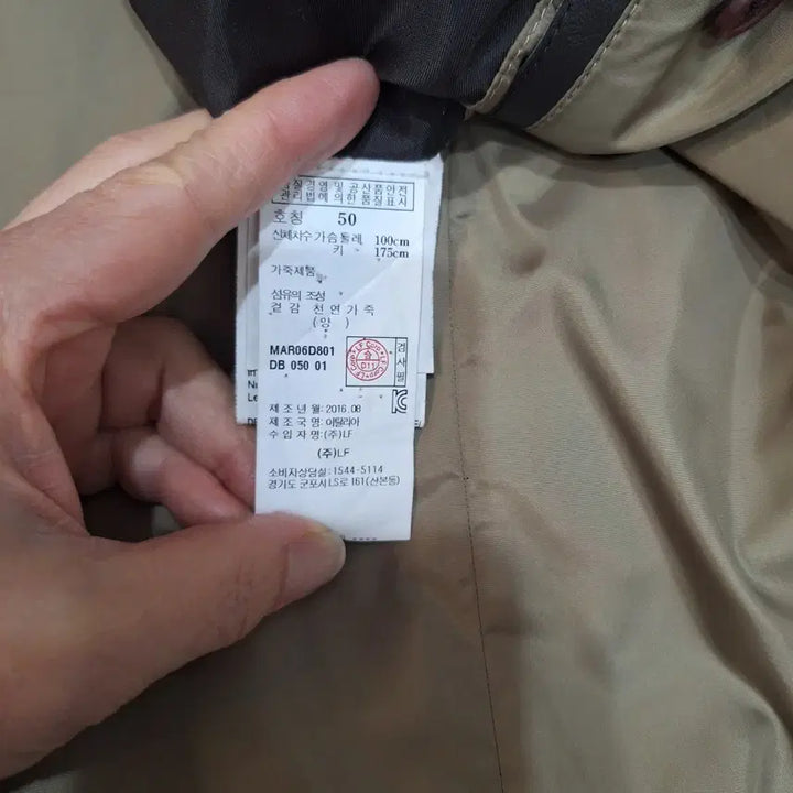 [BUNJANG] Italian Leather Padded Jacket / 이태리 양가죽패딩자켓100(상태좋음)