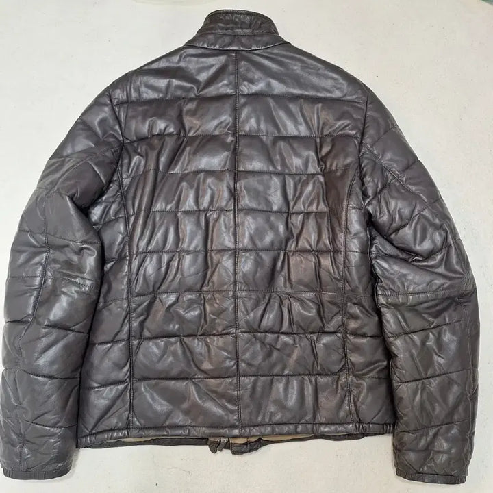 [BUNJANG] Italian Leather Padded Jacket / 이태리 양가죽패딩자켓100(상태좋음)