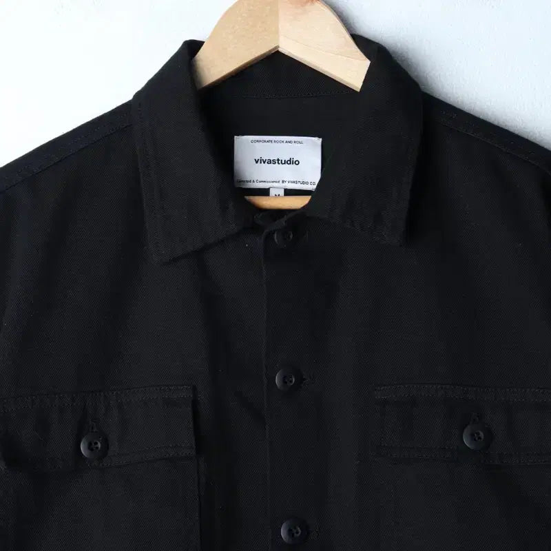 [BUNJANG] VIVASTUDIO Windbreaker Jacket / (M-L) 비바스튜디오 집업 바람막이 점퍼자켓 트러커 블랙-174F1