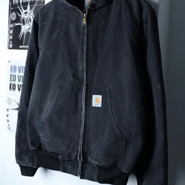 [BUNJANG] Carhartt Active Washed Zip-Up Jacket / (M-XL) 칼하트 집업 바람막이 점퍼자켓 액티브 워싱-174F6