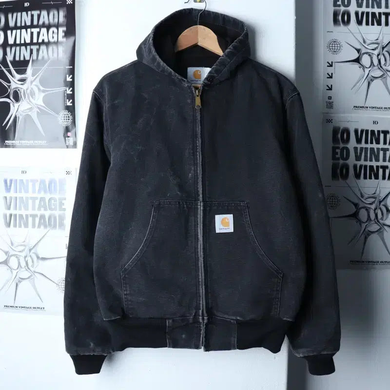 [BUNJANG] Carhartt Active Washed Zip-Up Jacket / (M-XL) 칼하트 집업 바람막이 점퍼자켓 액티브 워싱-174F6