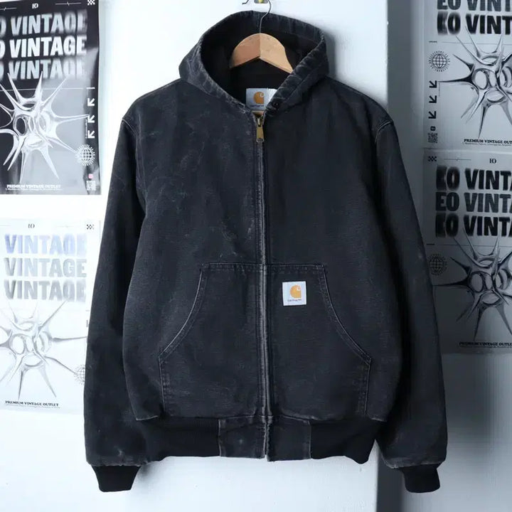 [BUNJANG] Carhartt Active Washed Zip-Up Jacket / (M-XL) 칼하트 집업 바람막이 점퍼자켓 액티브 워싱-174F6