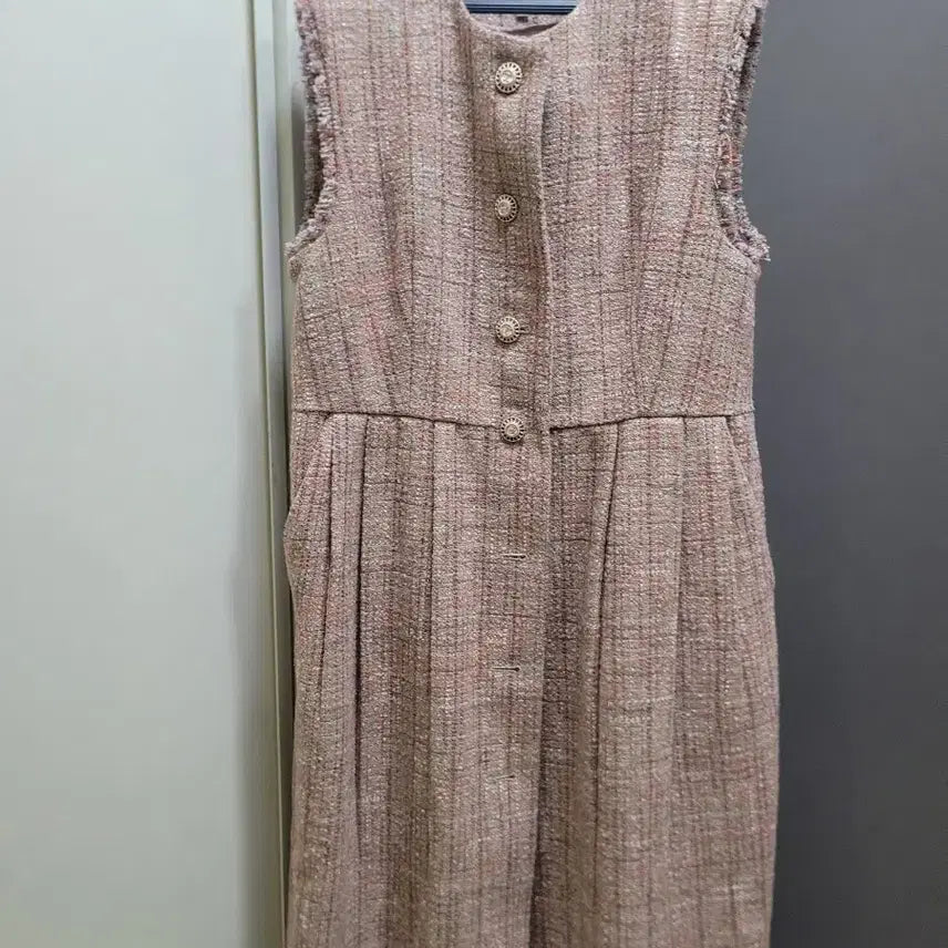 [BUNJANG] G Studio Tweed Long Dress / 지스튜디오 트위드 원피스 77