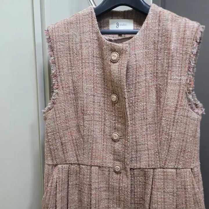 [BUNJANG] G Studio Tweed Long Dress / 지스튜디오 트위드 원피스 77