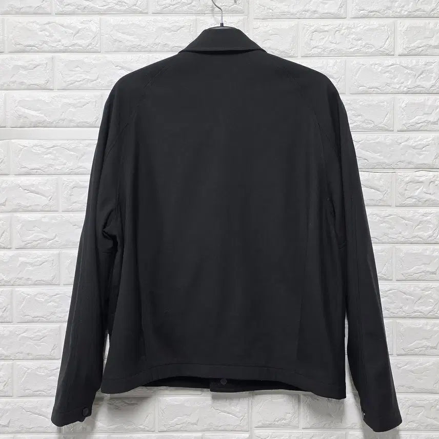 [BUNJANG] Il Corso Black Oversized Double Layered Minimal Trucker Jacket / L 22s 일꼬르소 블랙 오버핏 더블 레이어드 미니멀 트러커자켓 C86