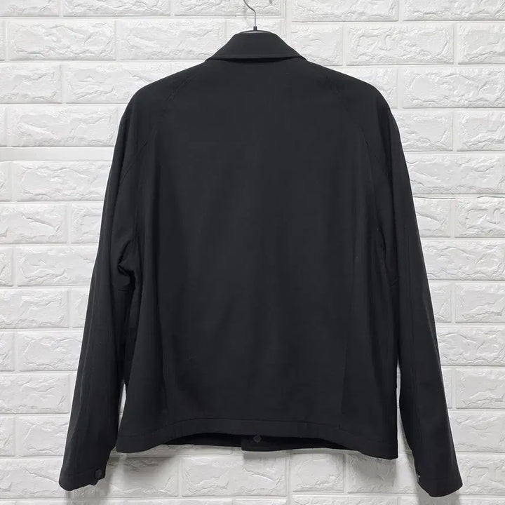 [BUNJANG] Il Corso Black Oversized Double Layered Minimal Trucker Jacket / L 22s 일꼬르소 블랙 오버핏 더블 레이어드 미니멀 트러커자켓 C86