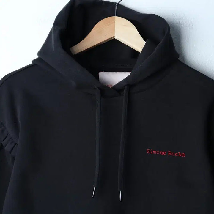 [BUNJANG] H&M Simone Rocha Collaboration Hooded T-Shirt / W(M) 에이치앤엠 후드티셔츠 시몬로샤 협업 블랙 키치 한정판-174FE