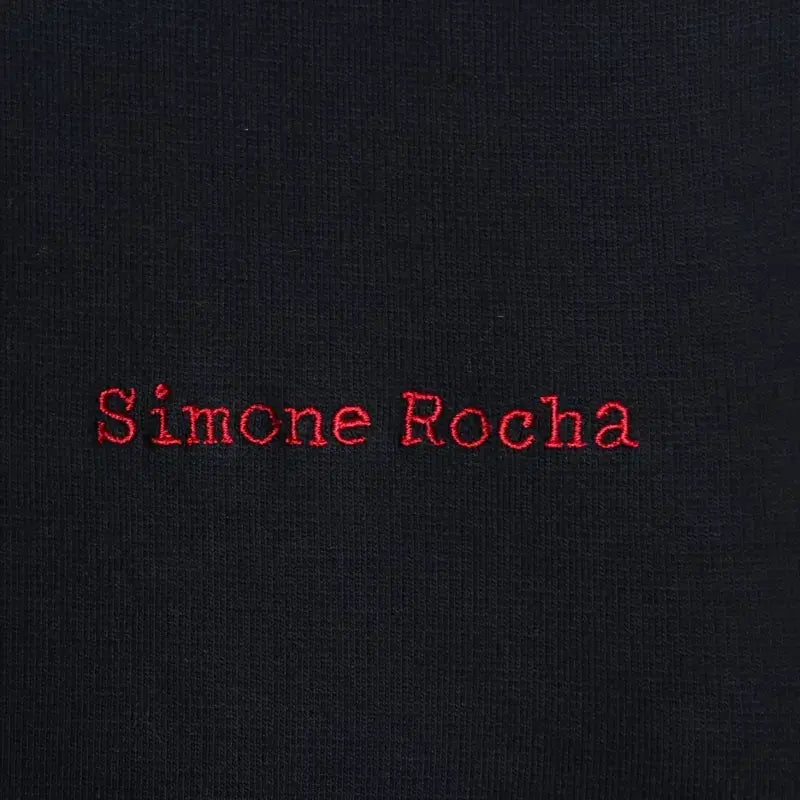 [BUNJANG] H&M Simone Rocha Collaboration Hooded T-Shirt / W(M) 에이치앤엠 후드티셔츠 시몬로샤 협업 블랙 키치 한정판-174FE