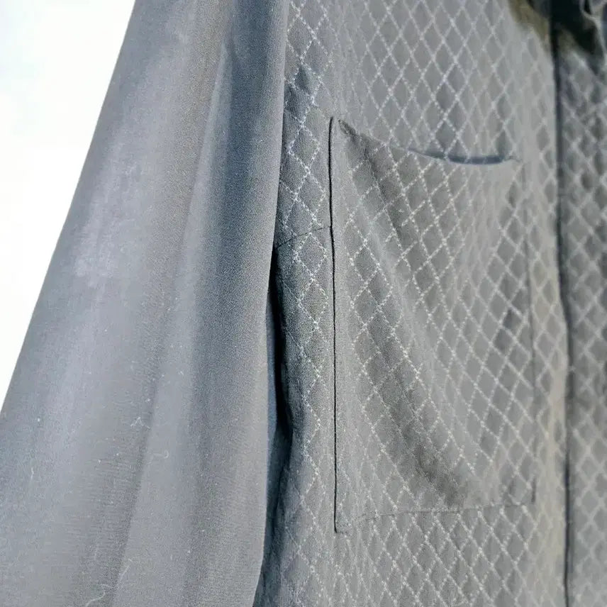 [BUNJANG] Sisley Sheer Black Blouse / 시슬리 시스루블랙셔츠 블라우스