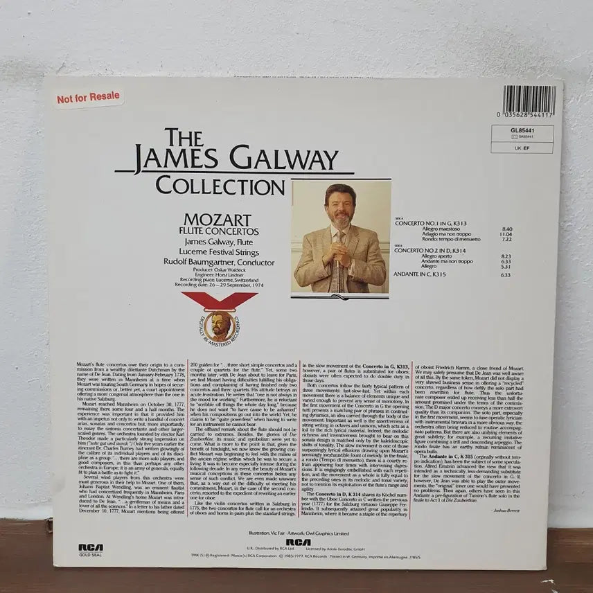 [BUNJANG] James Galway Collection LP / JAMES GALWAY 콜렉션 LP 독일반