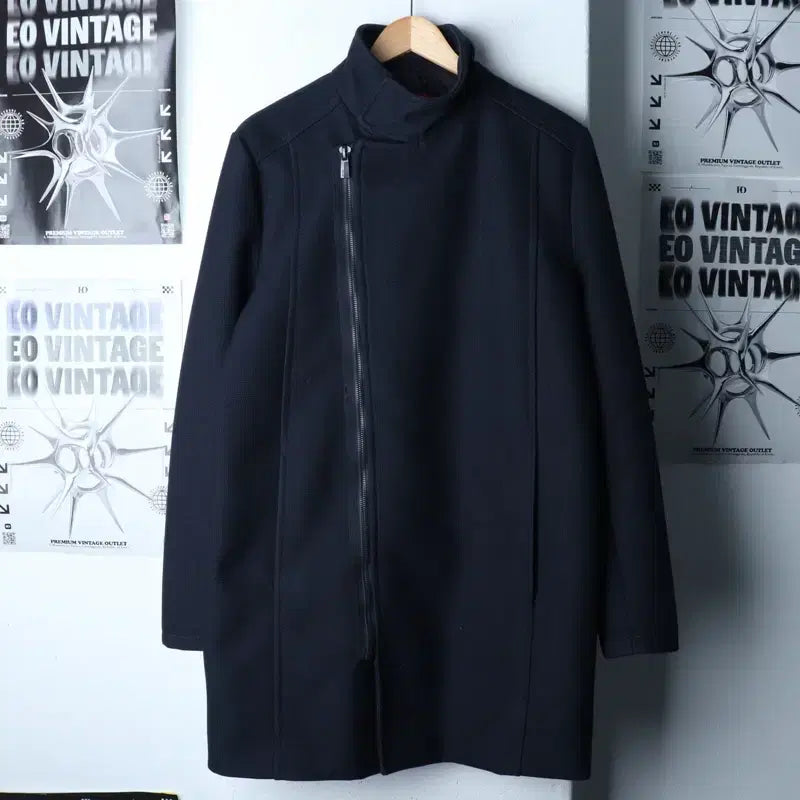 [BUNJANG] Zara Navy Long Coat Jacket / (L-XL) 자라 코트자켓 네이비 롱 놈코어-17506