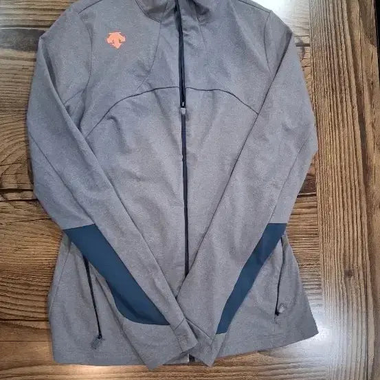 [BUNJANG] Descente Gray Training Zip-Up Jacket / 데상트 그레이 컬러 트레이닝 집업