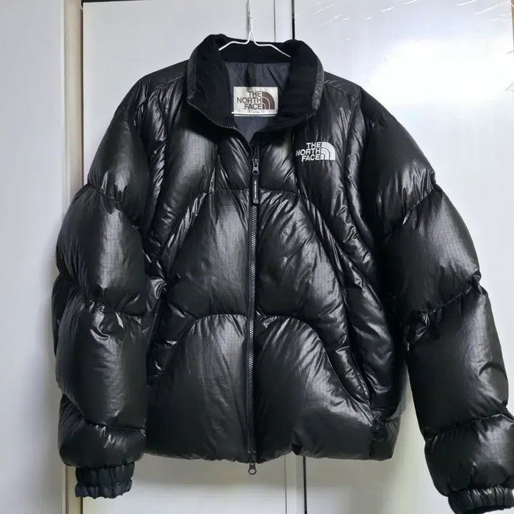 [BUNJANG] The North Face White Label RDS Down Jacket Black / 노스페이스 화이트 라벨 웨이브 RDS 다운 블랙 S