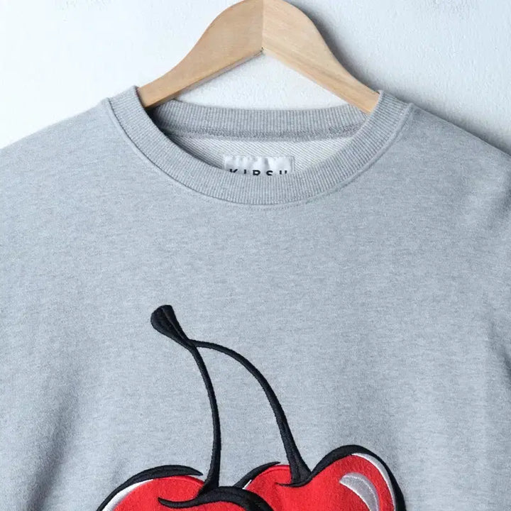 [BUNJANG] Kirsh Men's Sweatshirt Big Logo Gray / W(M-L) 키르시 맨투맨 티셔츠 빅로고 그레이 키치-17518