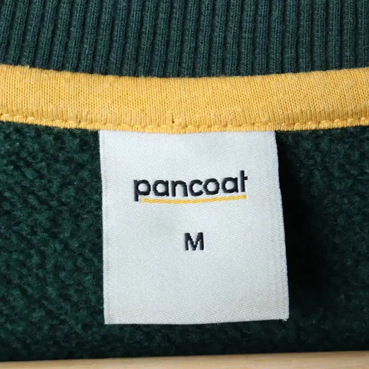 [BUNJANG] Pancoat Dog Logo Green Sweatshirt / (M-L) 팬콧 맨투맨 티셔츠 레더 강아지 빅로고 그린 키치-1751A