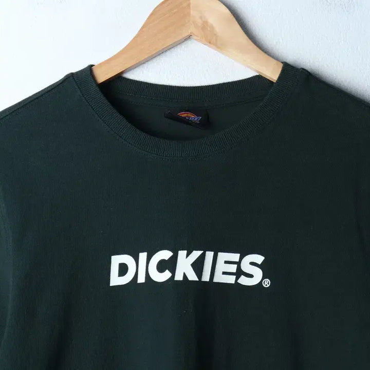 [BUNJANG] Dickies Small Logo Green Long Sleeve T-shirt / (S) 디키즈 긴팔티셔츠 스몰로고 그린 올드스쿨-17520