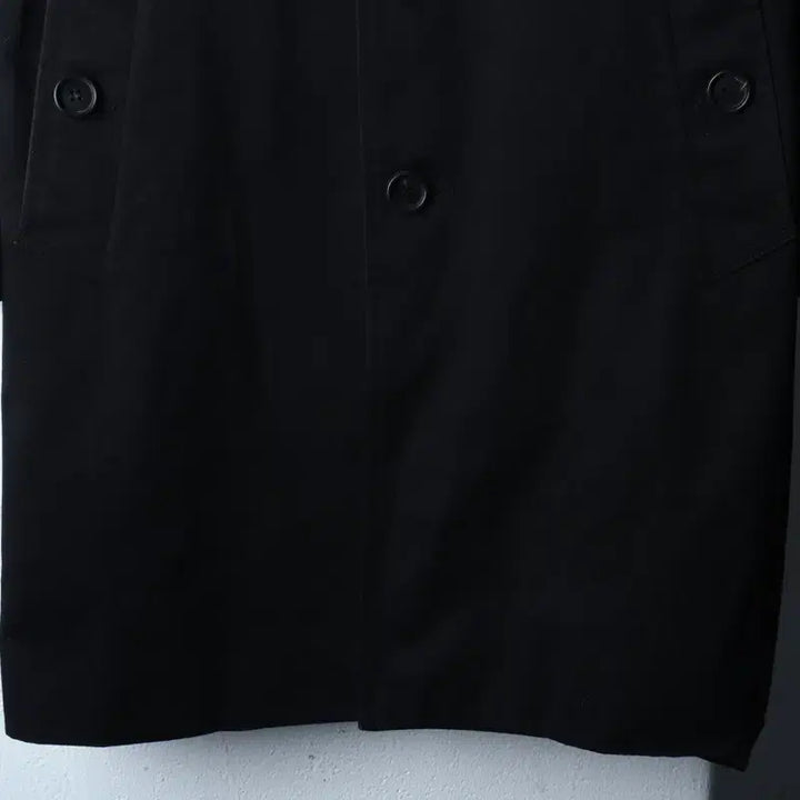 [BUNJANG] StyleHomme Trench Coat Jacket - Black / (XL-2XL) 스타일옴므 코트자켓 트렌치 블랙 아메카지-1752A