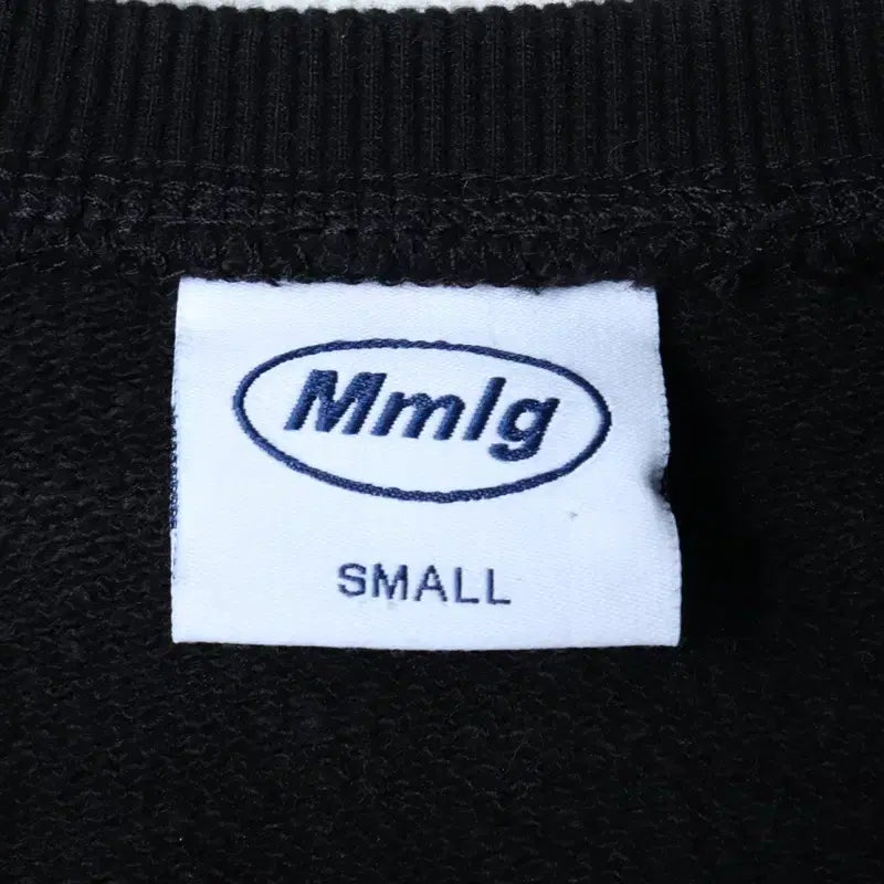 [BUNJANG] Mmlg Big Logo Black Sweatshirt / (S) 엠엠엘지 맨투맨 티셔츠 빅로고 블랙 올드스쿨-17533