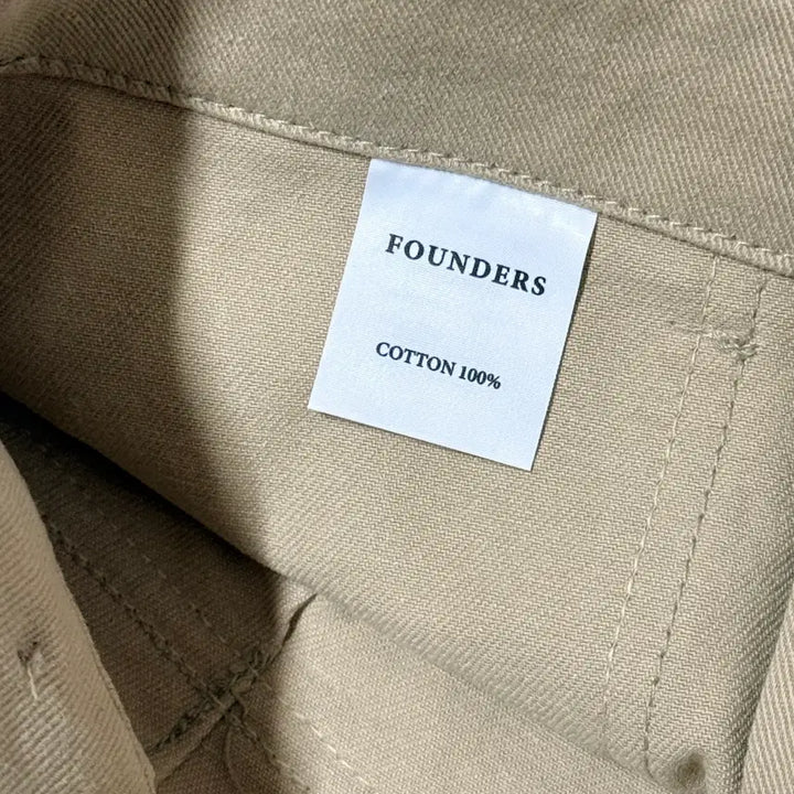 [BUNJANG] FOUNDERS Wide Cotton Pants / FOUNDERS 와이드 면바지
