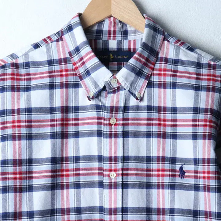 [BUNJANG] Polo Ralph Lauren Checkered Shirt / (2XL-3XL) 폴로 랄프로렌 셔츠 남방 빅사이즈 체크-1754A