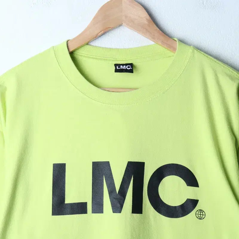 [BUNJANG] LMC Big Logo Long Sleeve T-shirt / (M) 엘엠씨 긴팔티셔츠 빅로고 형광 스트릿-17466