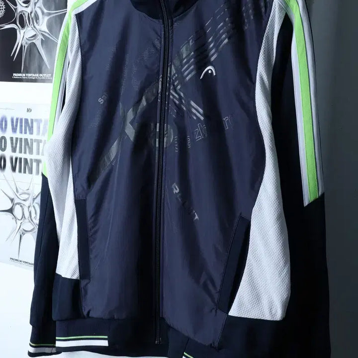 [BUNJANG] Generic Windbreaker Jacket / (XL-2XL) 헤드 집업 바람막이 점퍼자켓 기능성 네이비-1746B